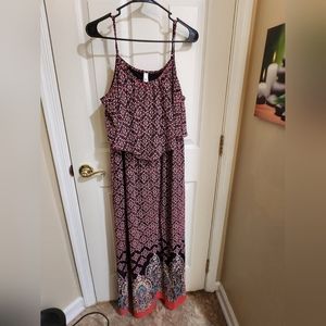Multicolor Maxi Dress Size XL